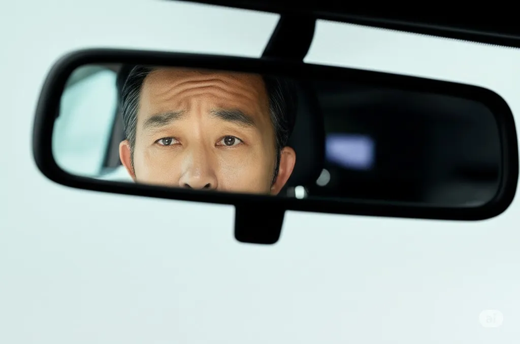 デジタルインナーミラーは老眼だと見にくい？