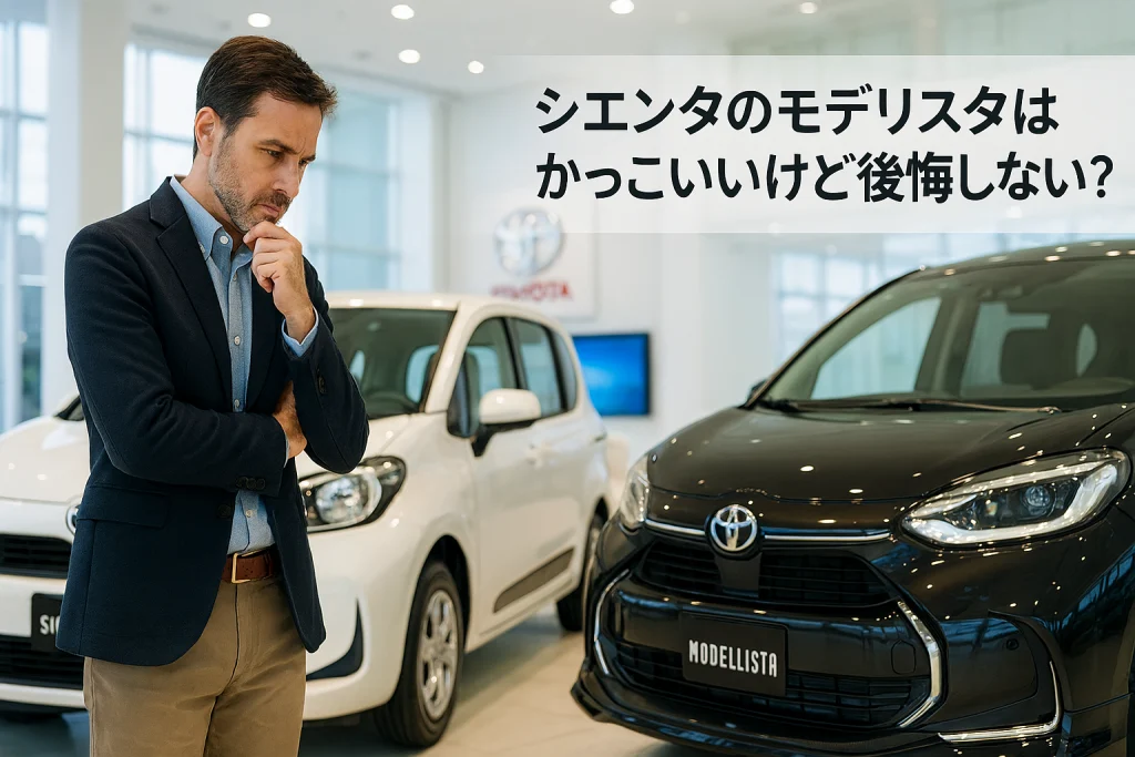 シエンタのモデリスタはかっこいいけど後悔しない？