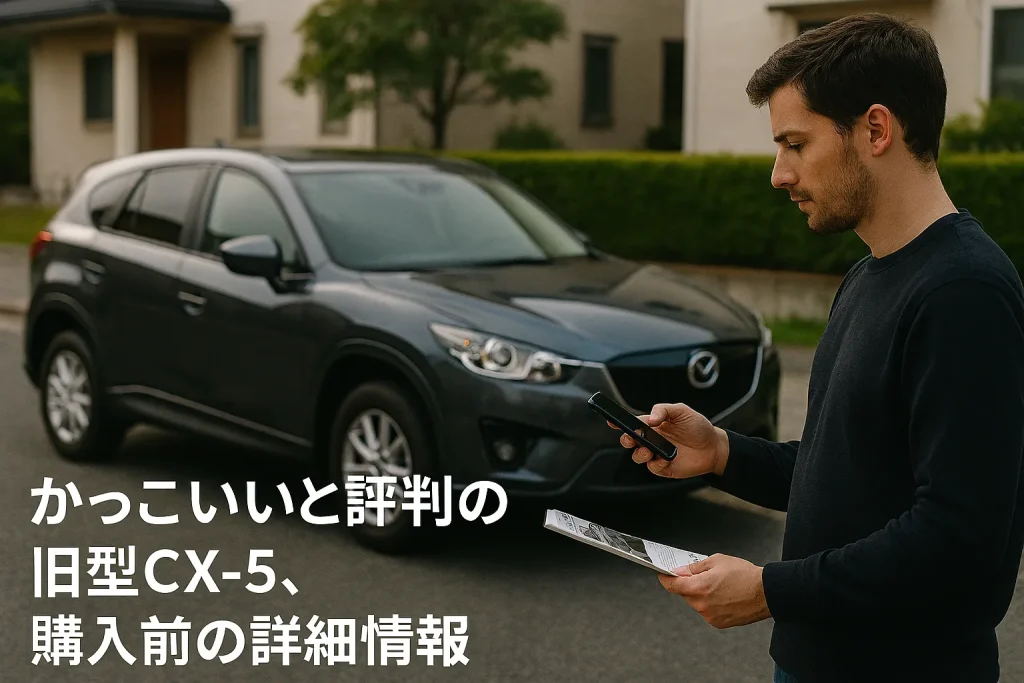 かっこいいと評判の旧型CX-5、購入前の詳細情報