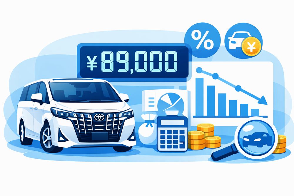アルファードを残価設定で買うと月々いくら?