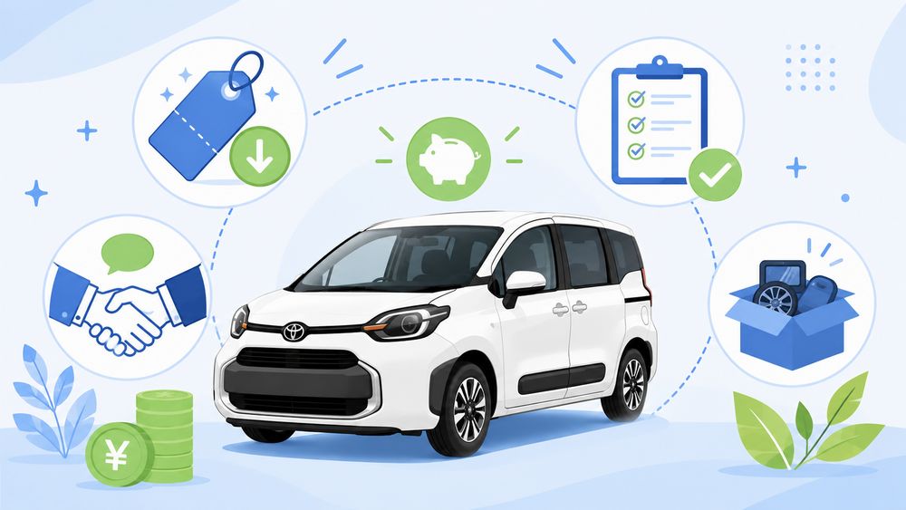 シエンタの新車乗り出し価格を抑えるコツ